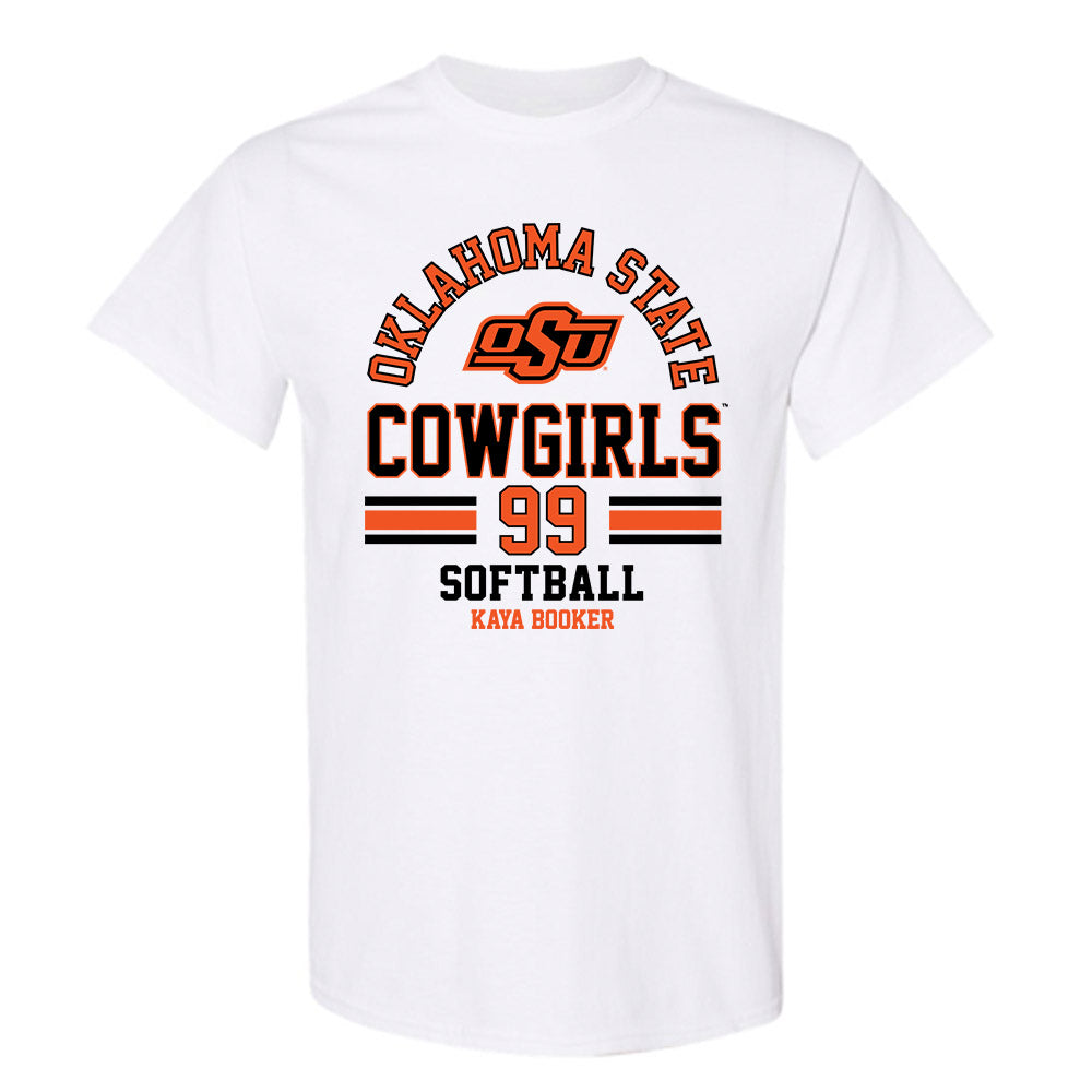 Oklahoma State - NCAA Softball : Kaya Booker - Classic Fashion Shersey T-Shirt-0