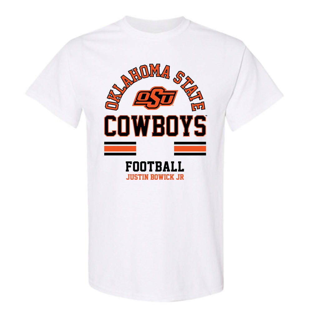 Oklahoma State - NCAA Football : Justin Bowick Jr - Classic Fashion Shersey T-Shirt-0