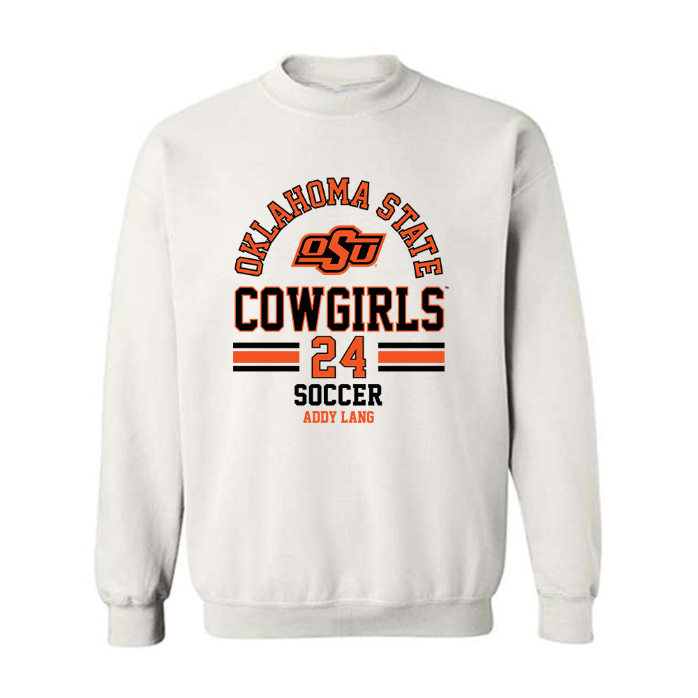 Oklahoma State - NCAA Women's Soccer : Addy Lang - Classic Fashion Shersey Crewneck Sweatshirt-0