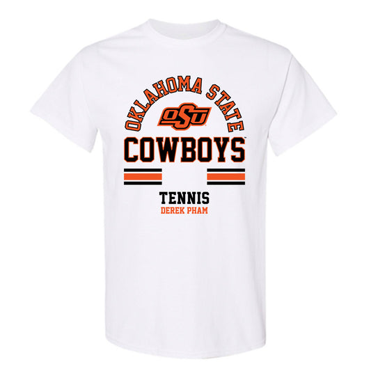 Oklahoma State - NCAA Men's Tennis : Derek Pham - Classic Fashion Shersey T-Shirt-0