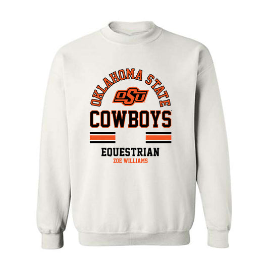 Oklahoma State - NCAA Equestrian : Zoe Williams - Classic Fashion Shersey Crewneck Sweatshirt-0
