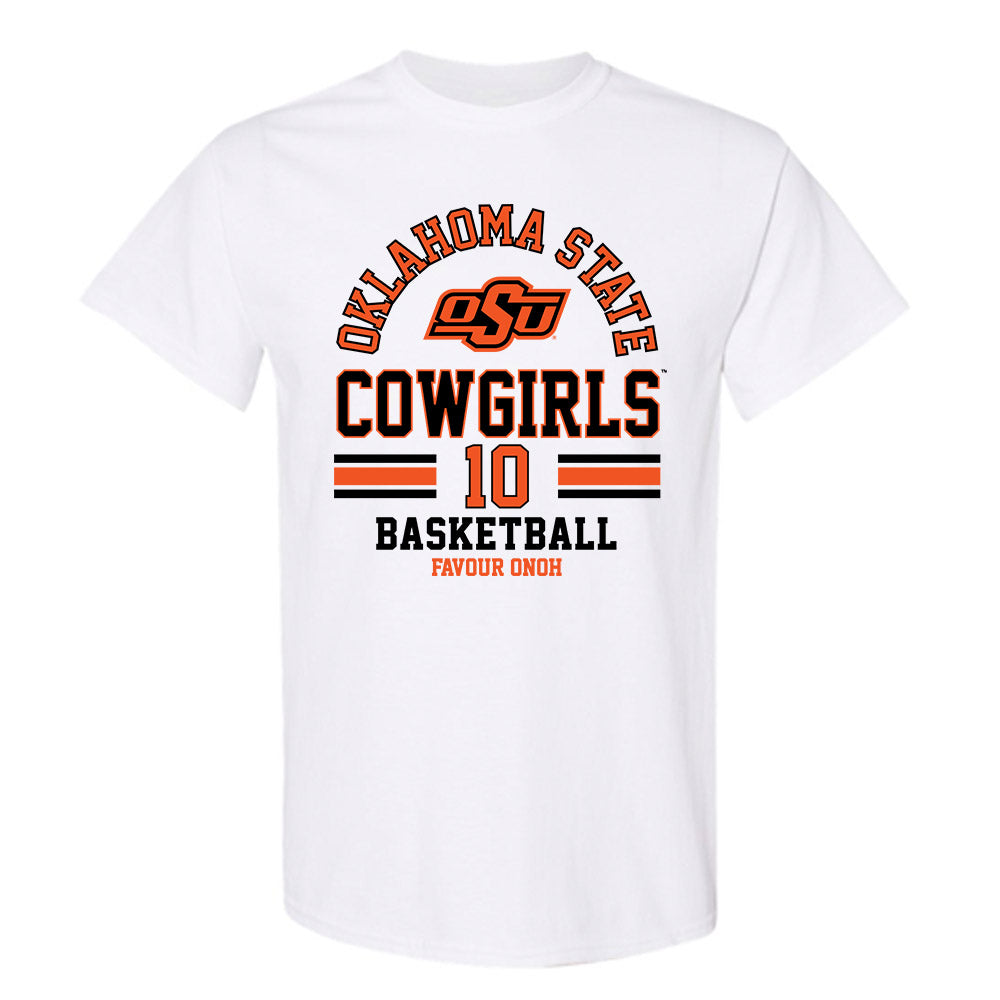 Oklahoma State - NCAA Women's Basketball : Favour Onoh - Classic Fashion Shersey T-Shirt-0