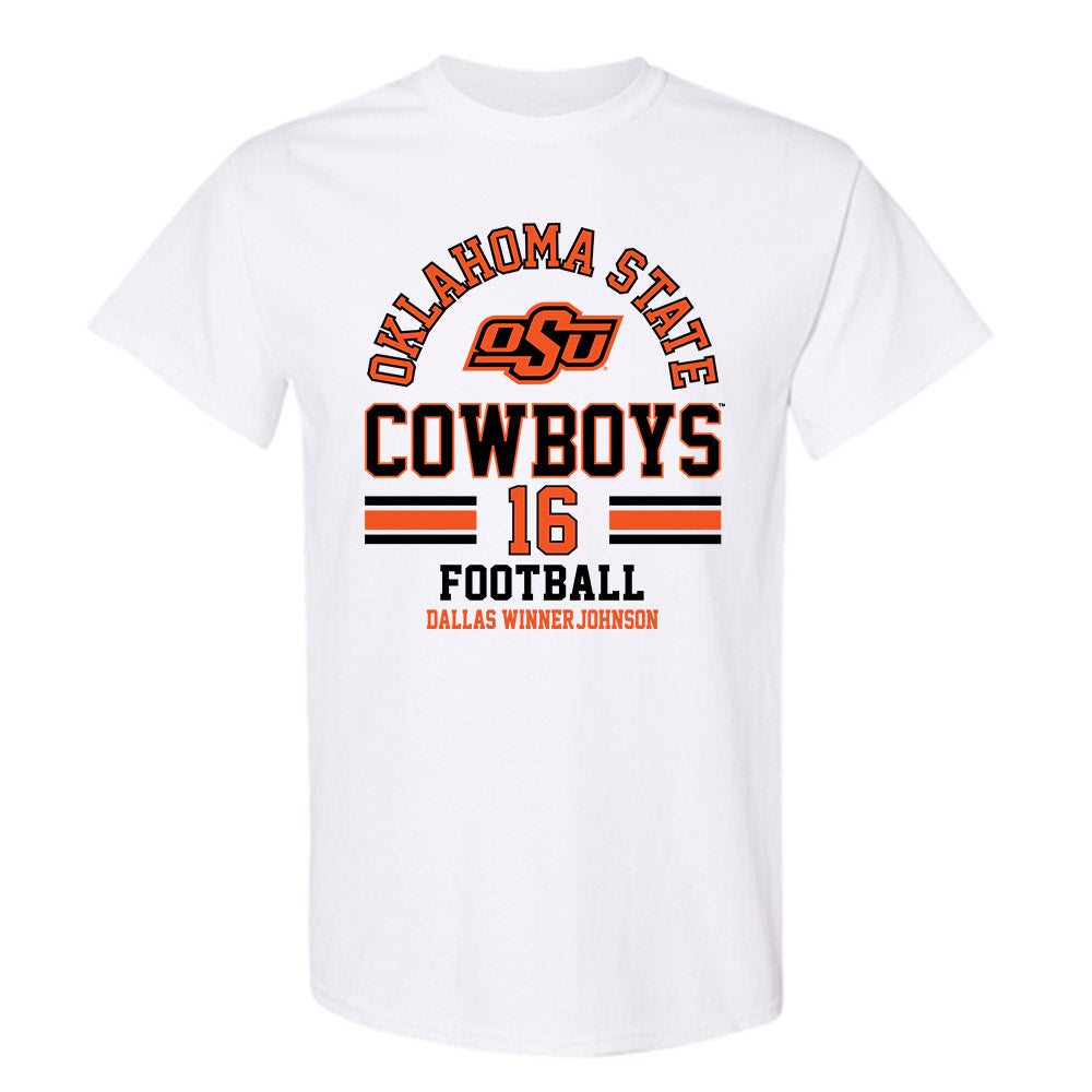 Oklahoma State - NCAA Football : Dallas Winner-Johnson - Classic Fashion Shersey T-Shirt-0