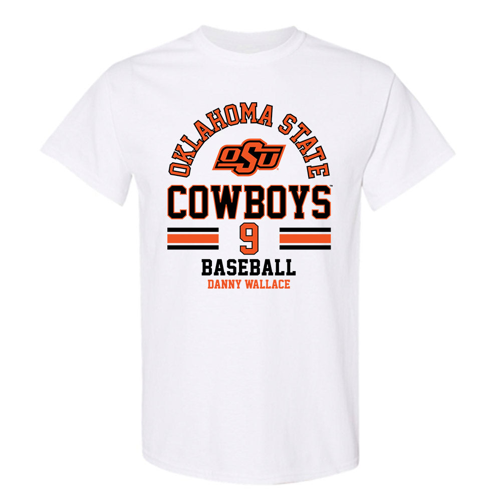 Oklahoma State - NCAA Baseball : Danny Wallace - Classic Fashion Shersey T-Shirt-0