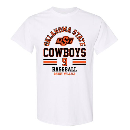 Oklahoma State - NCAA Baseball : Danny Wallace - Classic Fashion Shersey T-Shirt-0