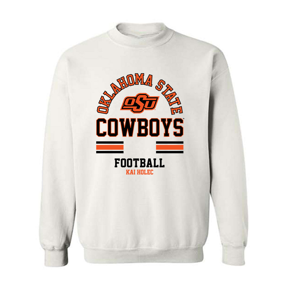 Oklahoma State - NCAA Football : Kai Holec - Classic Fashion Shersey Crewneck Sweatshirt-0
