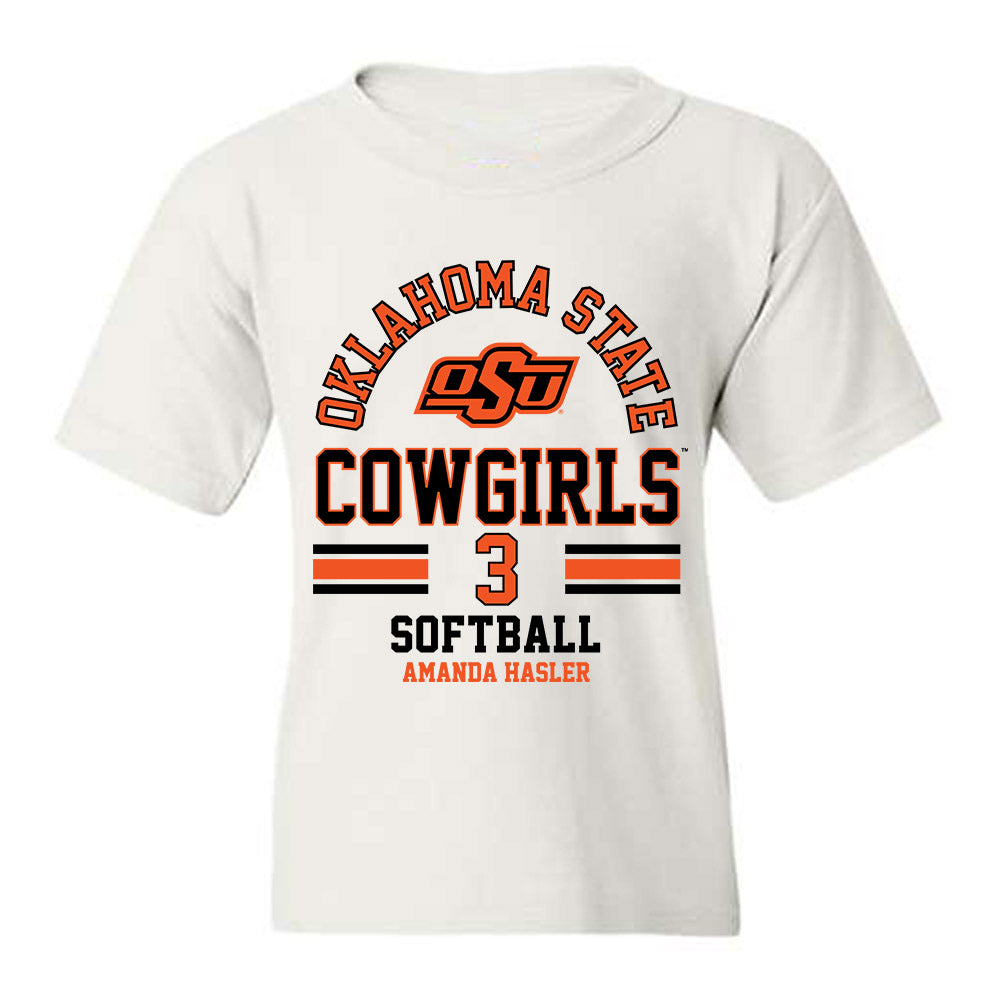 Oklahoma State - NCAA Softball : Amanda Hasler - Classic Fashion Shersey Youth T-Shirt-0