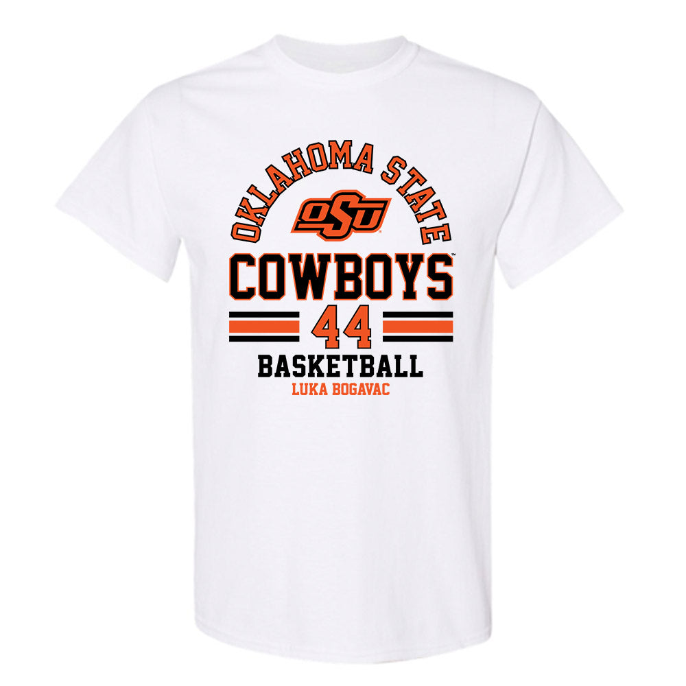 Oklahoma State - NCAA Men's Basketball : Luka Bogavac - Classic Fashion Shersey T-Shirt-0