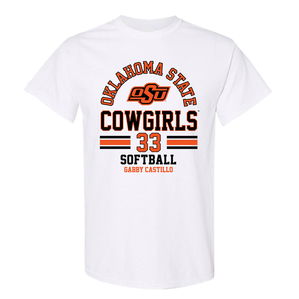 Oklahoma State - NCAA Softball : Gabby Castillo - Classic Fashion Shersey T-Shirt-0