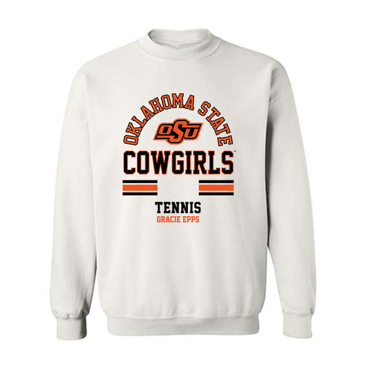 Oklahoma State - NCAA Women's Tennis : Gracie Epps - Classic Fashion Shersey Crewneck Sweatshirt-0