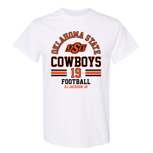 Oklahoma State - NCAA Football : DJ Jackson Jr - Classic Fashion Shersey T-Shirt-0