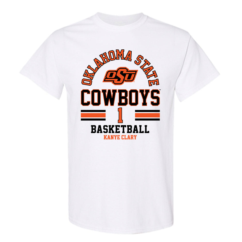 Oklahoma State - NCAA Men's Basketball : Kanye Clary - Classic Fashion Shersey T-Shirt-0