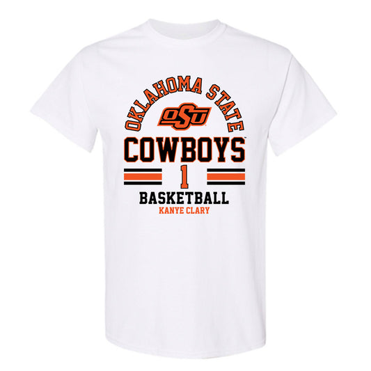 Oklahoma State - NCAA Men's Basketball : Kanye Clary - Classic Fashion Shersey T-Shirt-0