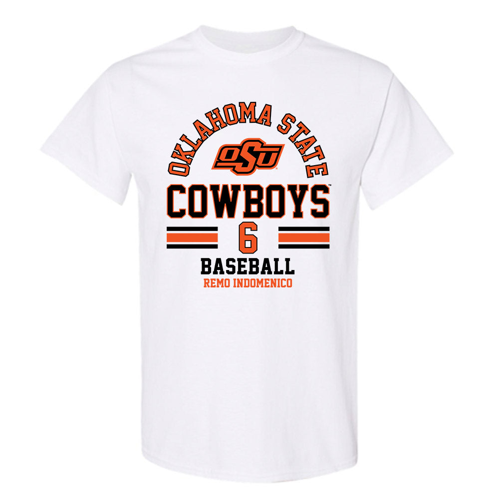 Oklahoma State - NCAA Baseball : Remo Indomenico - Classic Fashion Shersey T-Shirt-0
