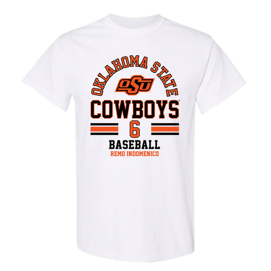 Oklahoma State - NCAA Baseball : Remo Indomenico - Classic Fashion Shersey T-Shirt-0