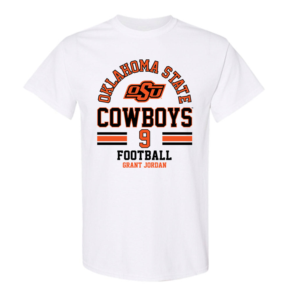 Oklahoma State - NCAA Football : Grant Jordan - Classic Fashion Shersey T-Shirt-0