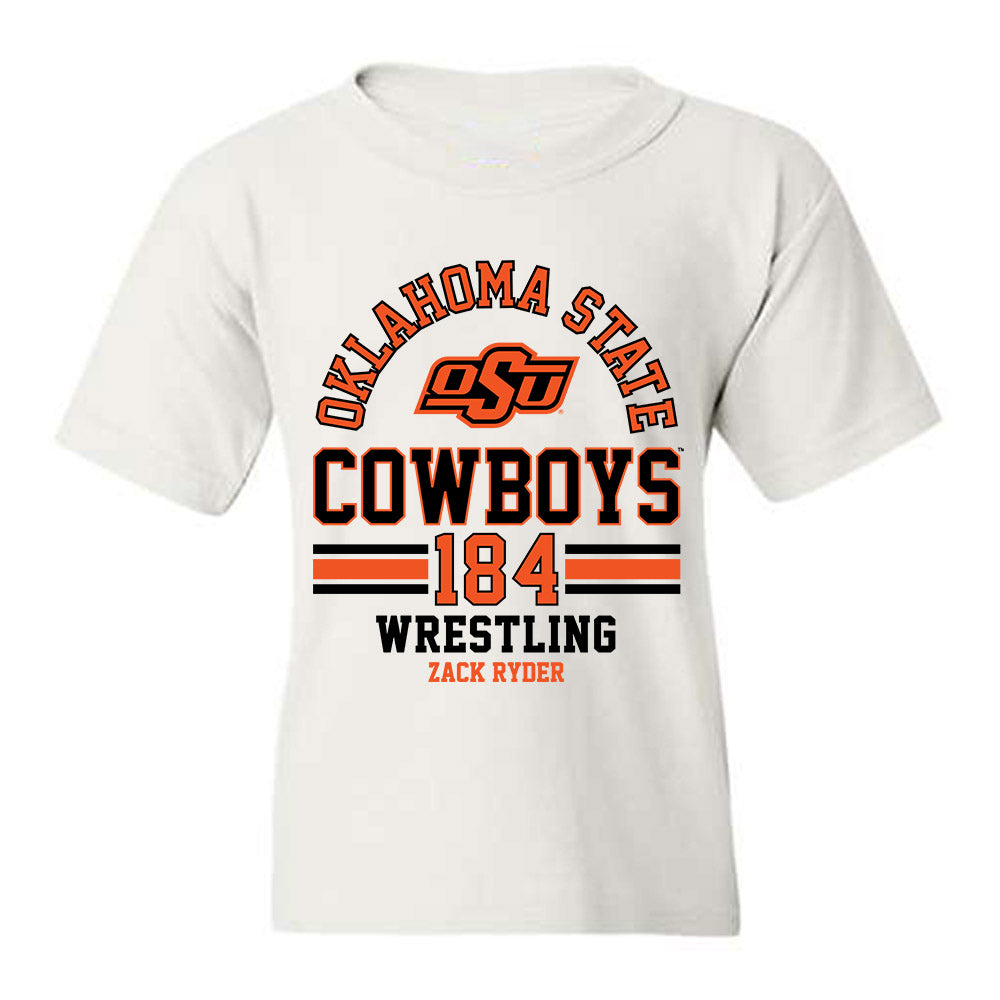 Oklahoma State - NCAA Wrestling : Zack Ryder - Classic Fashion Shersey Youth T-Shirt-0