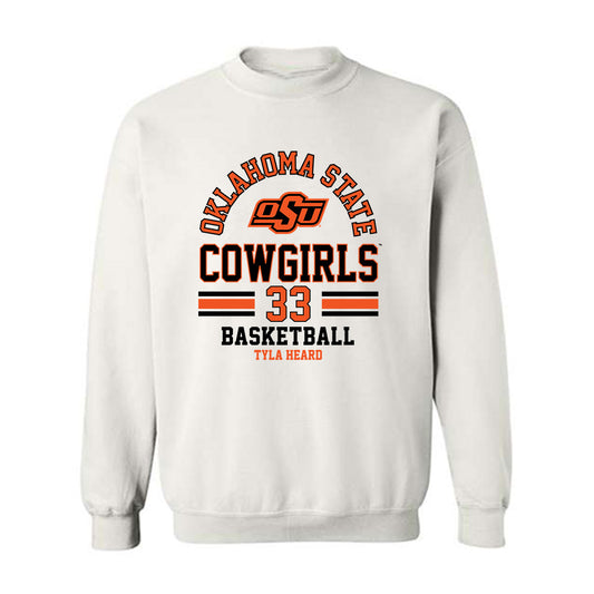 Oklahoma State - NCAA Women's Basketball : Tyla Heard - Classic Fashion Shersey Crewneck Sweatshirt-0