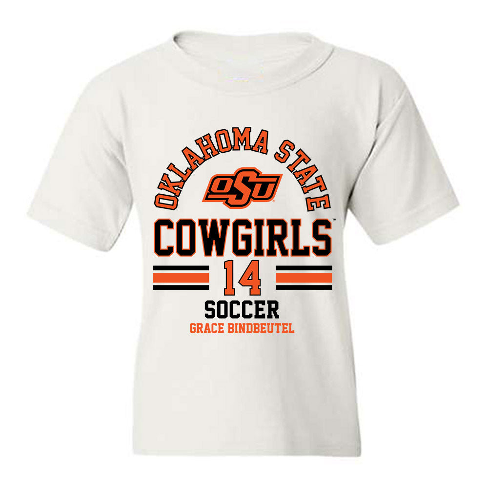 Oklahoma State - NCAA Women's Soccer : Grace Bindbeutel - Classic Fashion Shersey Youth T-Shirt-0