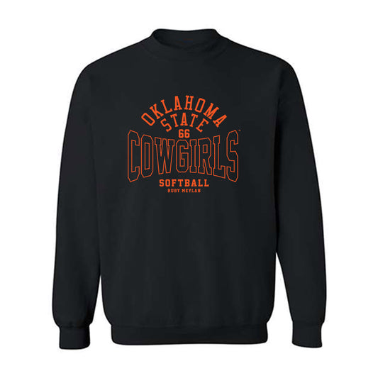 Oklahoma State - NCAA Softball : Ruby Meylan - Classic Fashion Shersey Crewneck Sweatshirt-0