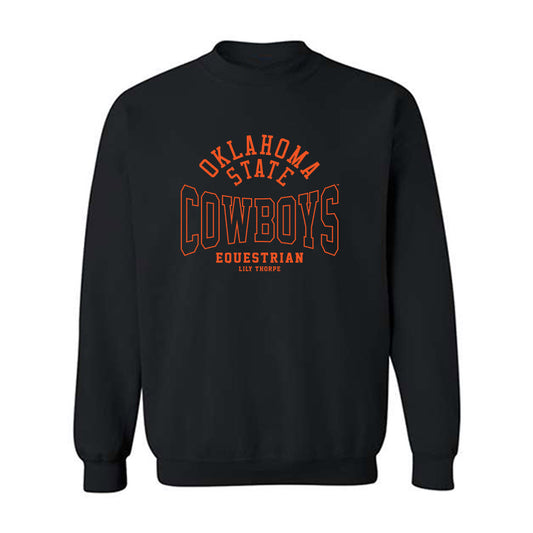 Oklahoma State - NCAA Equestrian : Lily Thorpe - Classic Fashion Shersey Crewneck Sweatshirt-0