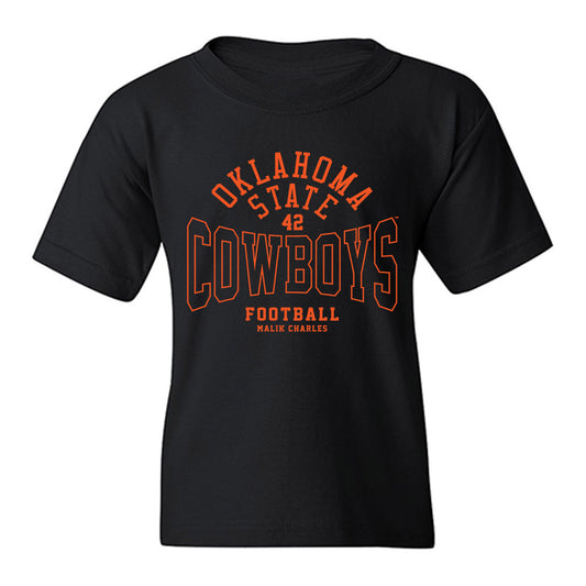 Oklahoma State - NCAA Football : Malik Charles - Classic Fashion Shersey Youth T-Shirt-0