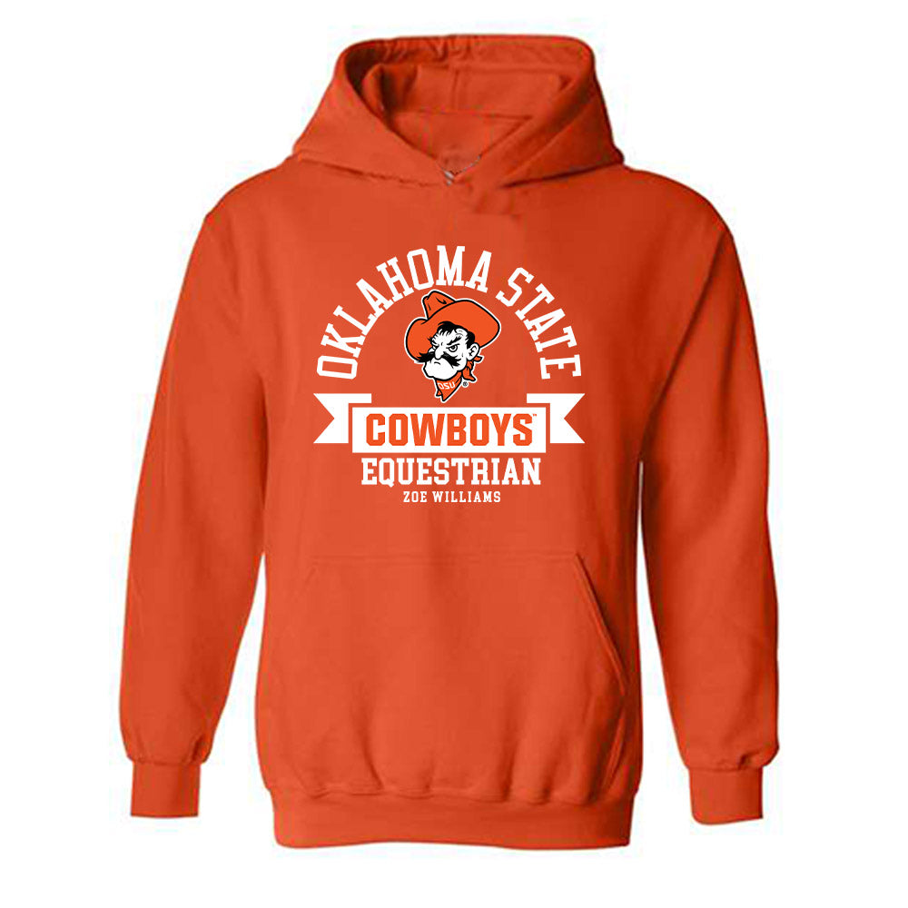 Oklahoma State - NCAA Equestrian : Zoe Williams - Classic Fashion Shersey Hooded Sweatshirt-0