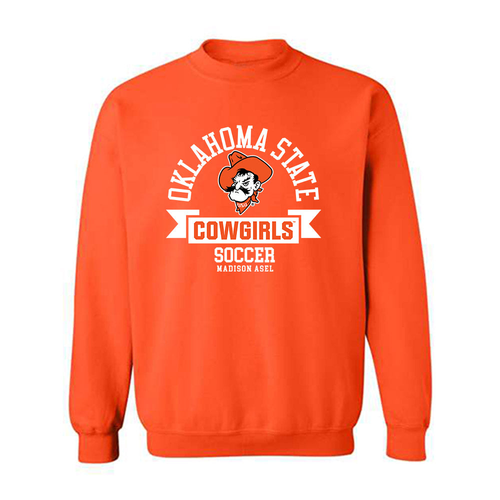 Oklahoma State - NCAA Women's Soccer : Madison Asel - Classic Fashion Shersey Crewneck Sweatshirt-0