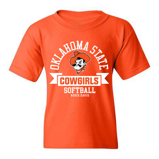 Oklahoma State - NCAA Softball : Rosie Davis - Classic Fashion Shersey Youth T-Shirt