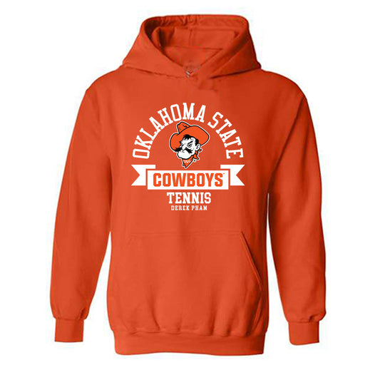 Oklahoma State - NCAA Men's Tennis : Derek Pham - Classic Fashion Shersey Hooded Sweatshirt-0
