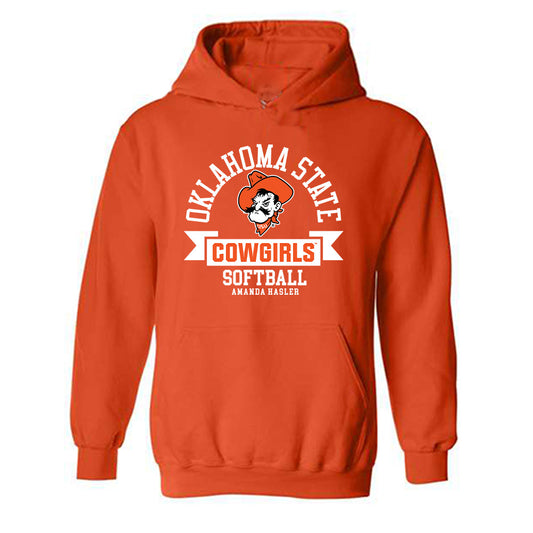 Oklahoma State - NCAA Softball : Amanda Hasler - Classic Fashion Shersey Hooded Sweatshirt-0