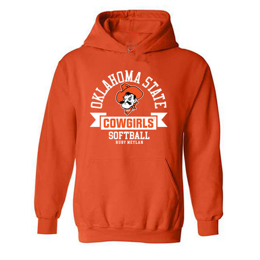 Oklahoma State - NCAA Softball : Ruby Meylan - Classic Fashion Shersey Hooded Sweatshirt-0