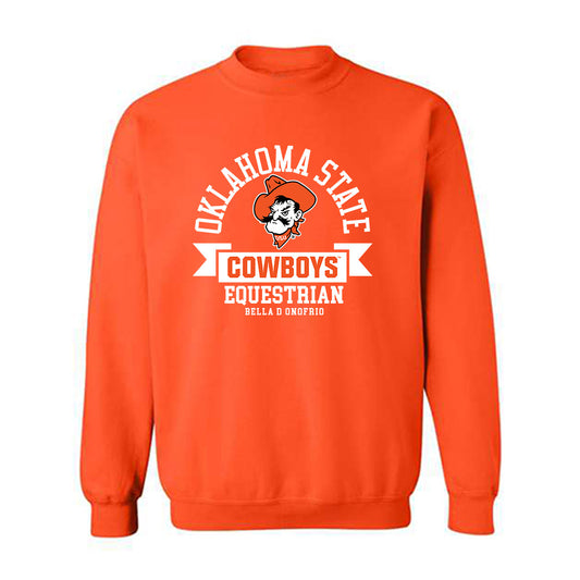 Oklahoma State - NCAA Equestrian : Bella D'Onofrio - Classic Fashion Shersey Crewneck Sweatshirt-0
