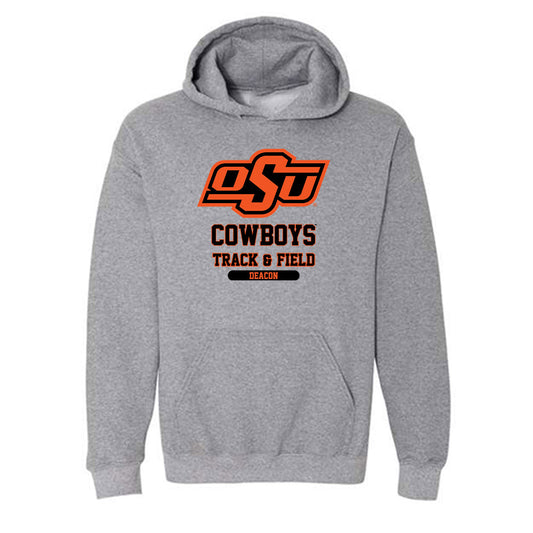 Oklahoma State - NCAA Men's Track & Field : Jacob Deacon - Classic Fashion Shersey Hooded Sweatshirt-0