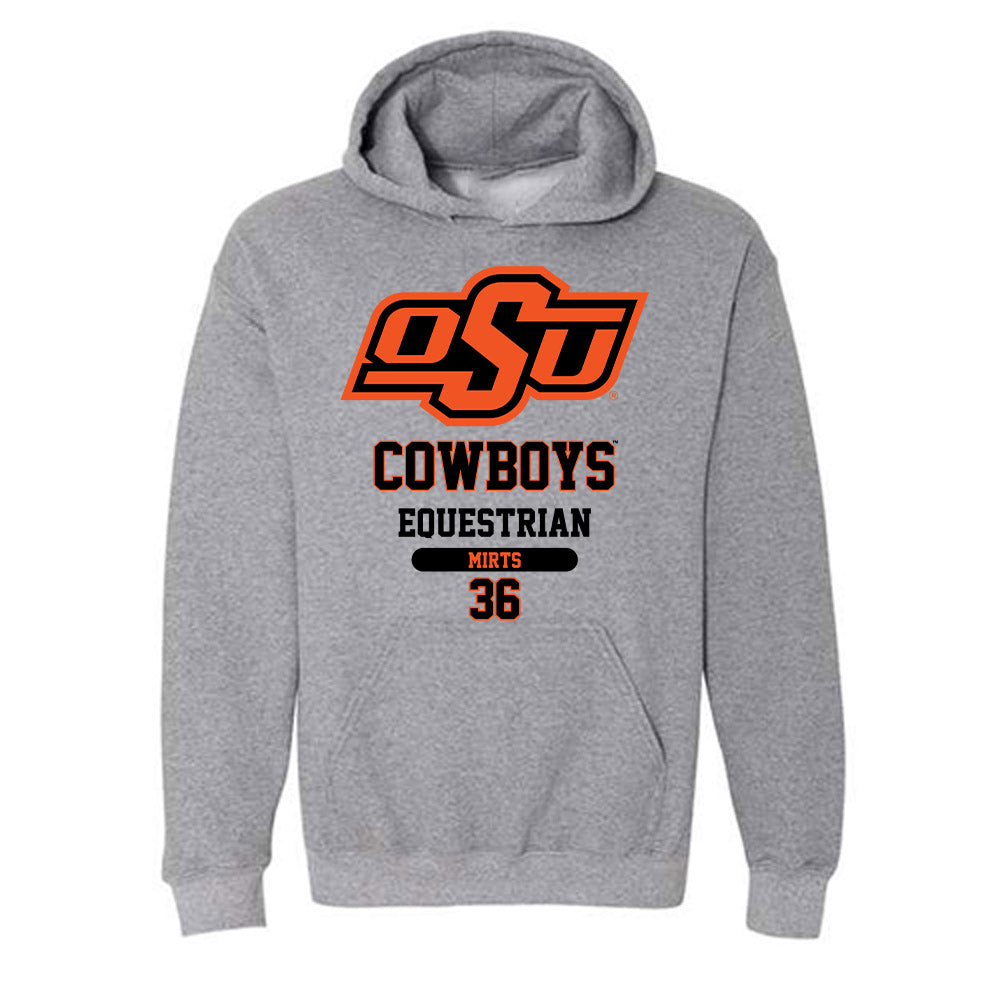 Oklahoma State - NCAA Equestrian : Caroline Mirts - Classic Fashion Shersey Hooded Sweatshirt-0