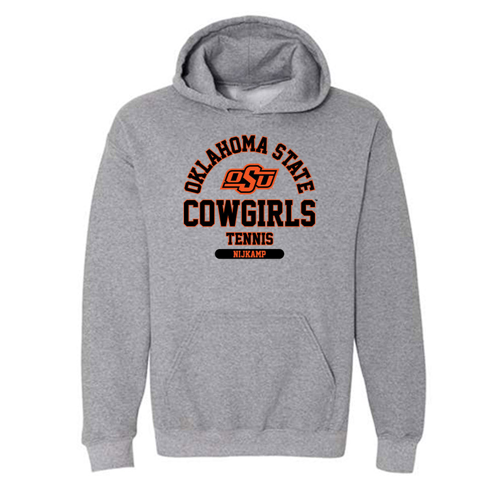 Oklahoma State - NCAA Women's Tennis : Rose Nijkamp - Classic Fashion Shersey Hooded Sweatshirt-0