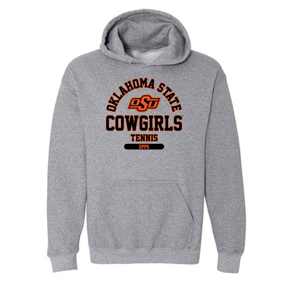 Oklahoma State - NCAA Women's Tennis : Gracie Epps - Classic Fashion Shersey Hooded Sweatshirt-0