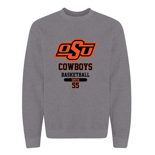Oklahoma State - NCAA Men's Basketball : CJ Smith - Classic Fashion Shersey Crewneck Sweatshirt