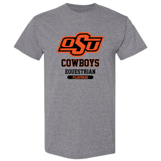 Oklahoma State - NCAA Equestrian : Emma Filiatreau - Classic Fashion Shersey T-Shirt-0