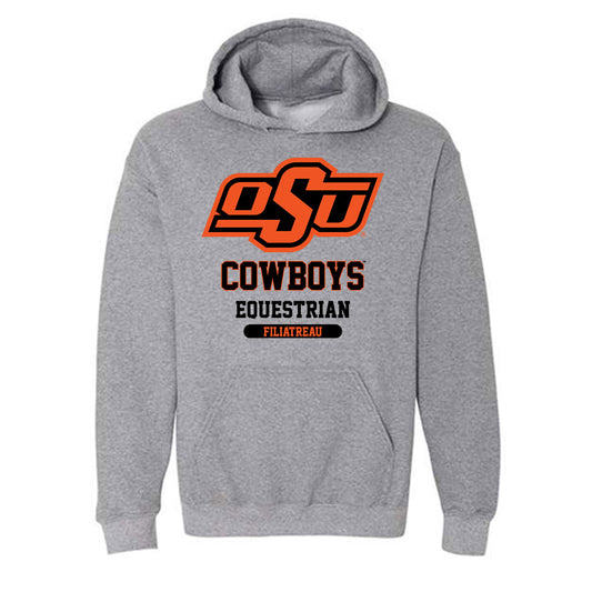 Oklahoma State - NCAA Equestrian : Emma Filiatreau - Classic Fashion Shersey Hooded Sweatshirt-0