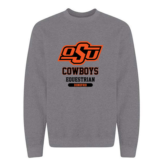 Oklahoma State - NCAA Equestrian : Bella D'Onofrio - Classic Fashion Shersey Crewneck Sweatshirt-0
