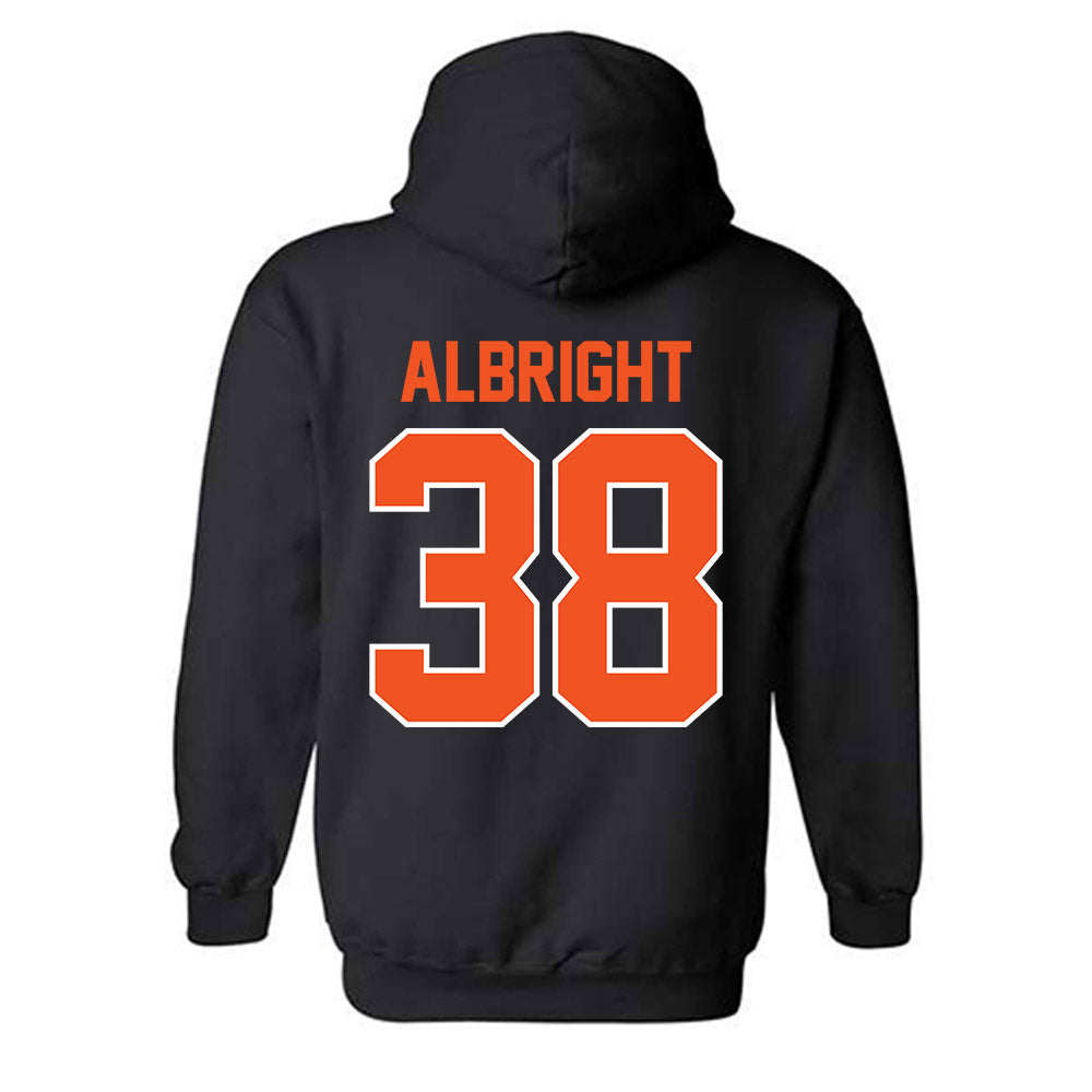Oklahoma State - NCAA Baseball : Gaige Albright - Sports Shersey Hooded Sweatshirt-1