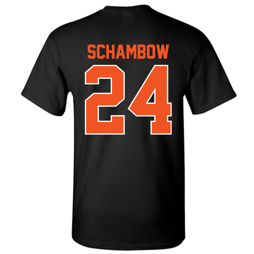 Oklahoma State - NCAA Baseball : Quinn Schambow - Sports Shersey T-Shirt-1