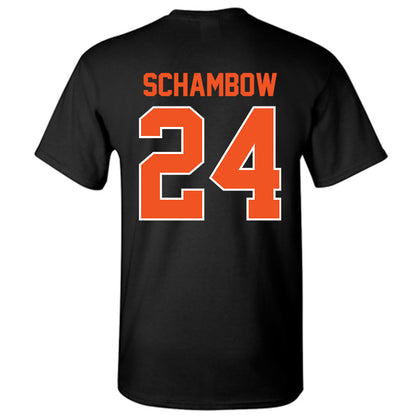 Oklahoma State - NCAA Baseball : Quinn Schambow - Sports Shersey T-Shirt-1