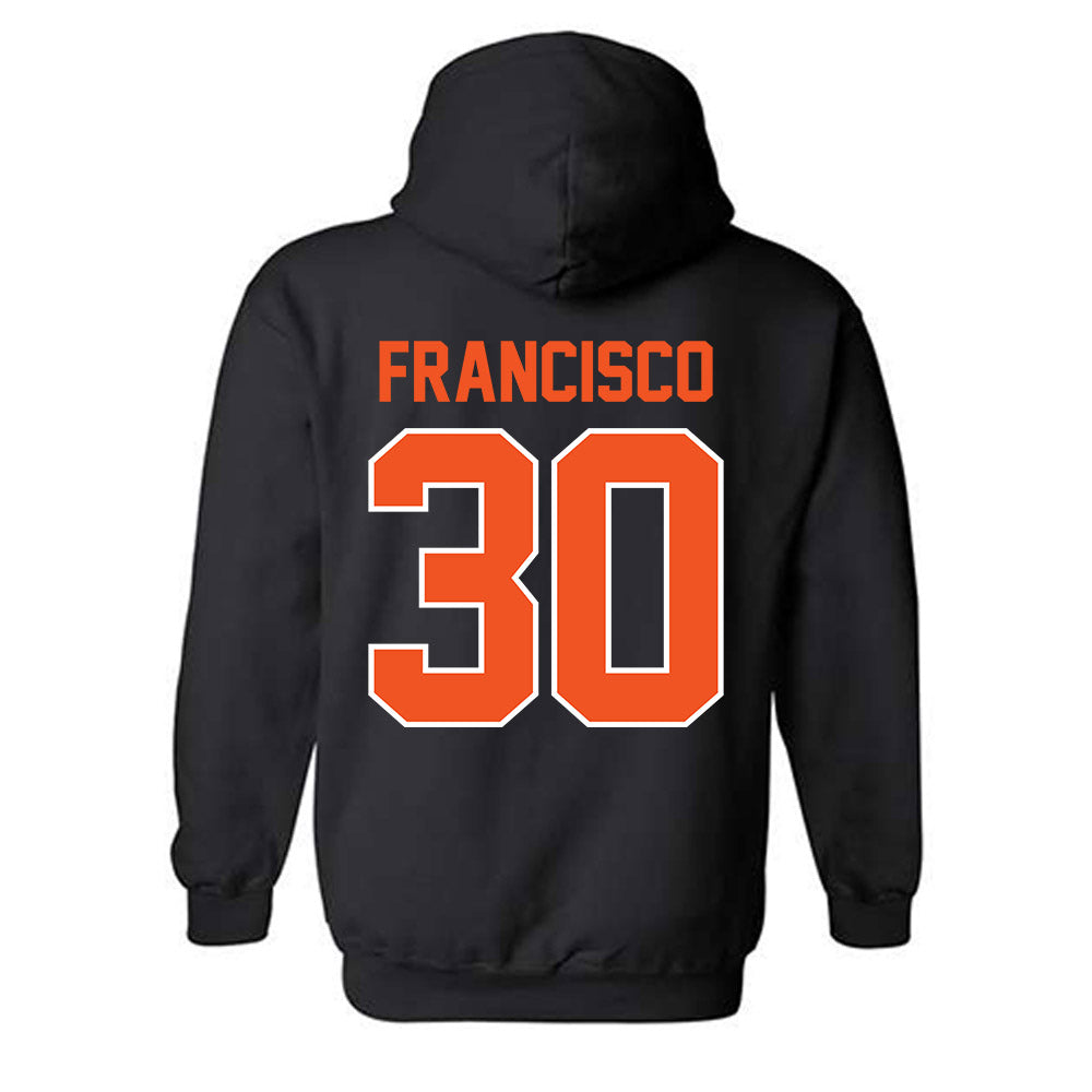 Oklahoma State - NCAA Baseball : Brady Francisco - Sports Shersey Hooded Sweatshirt-1