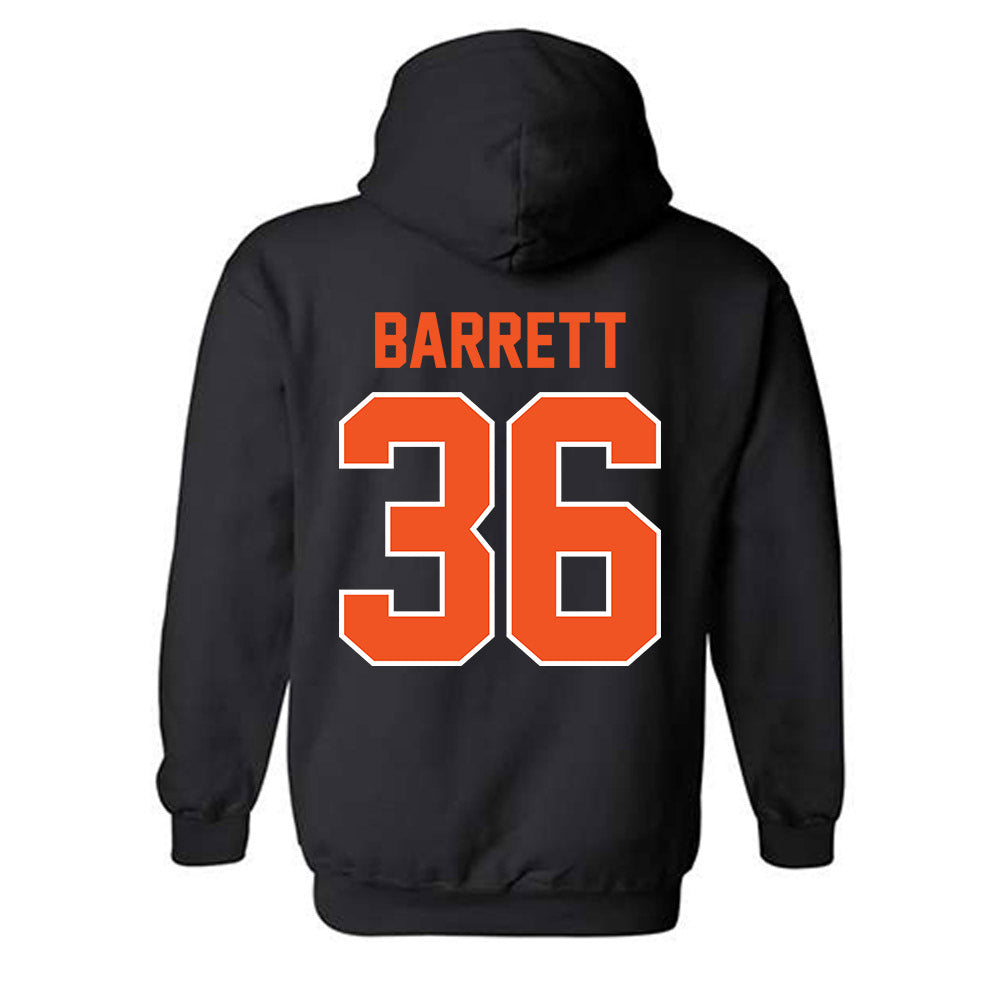 Oklahoma State - NCAA Baseball : Hudson Barrett - Sports Shersey Hooded Sweatshirt-1