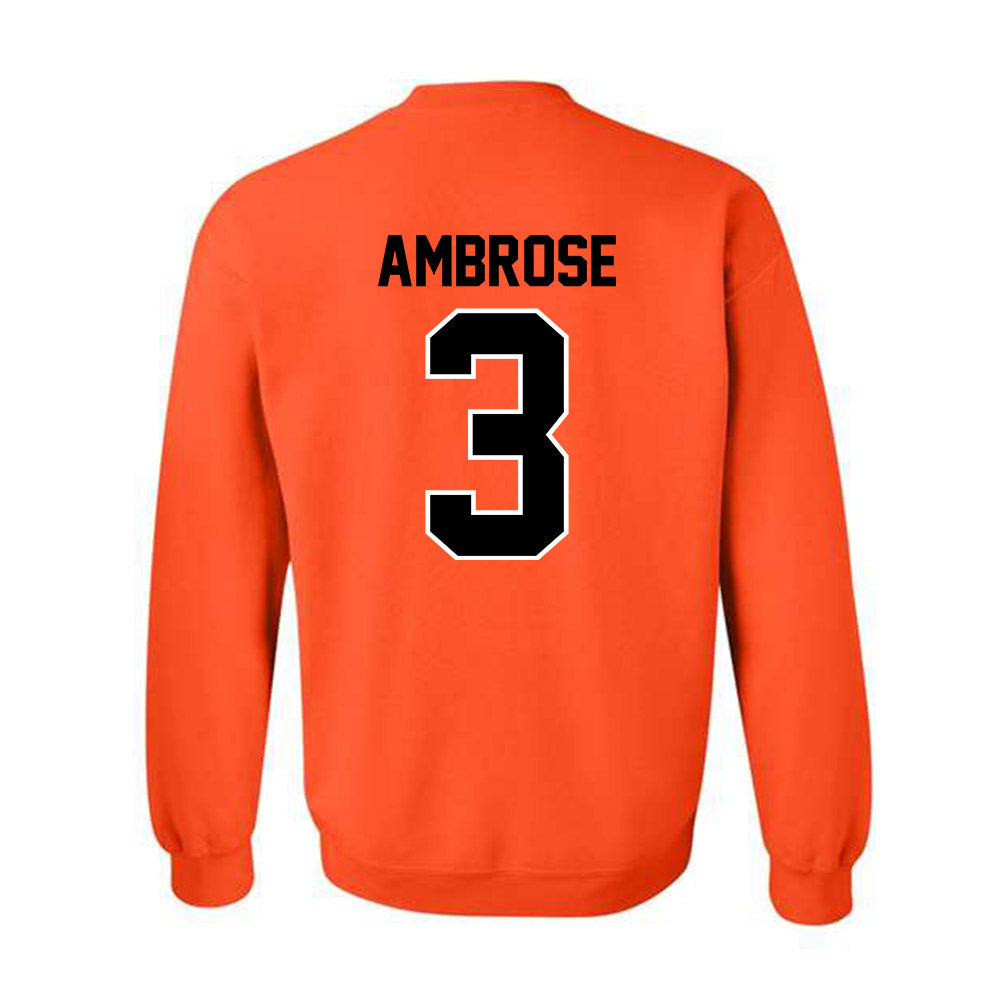 Oklahoma State - NCAA Baseball : Evelyn Ambrose - Sports Shersey Crewneck Sweatshirt-1