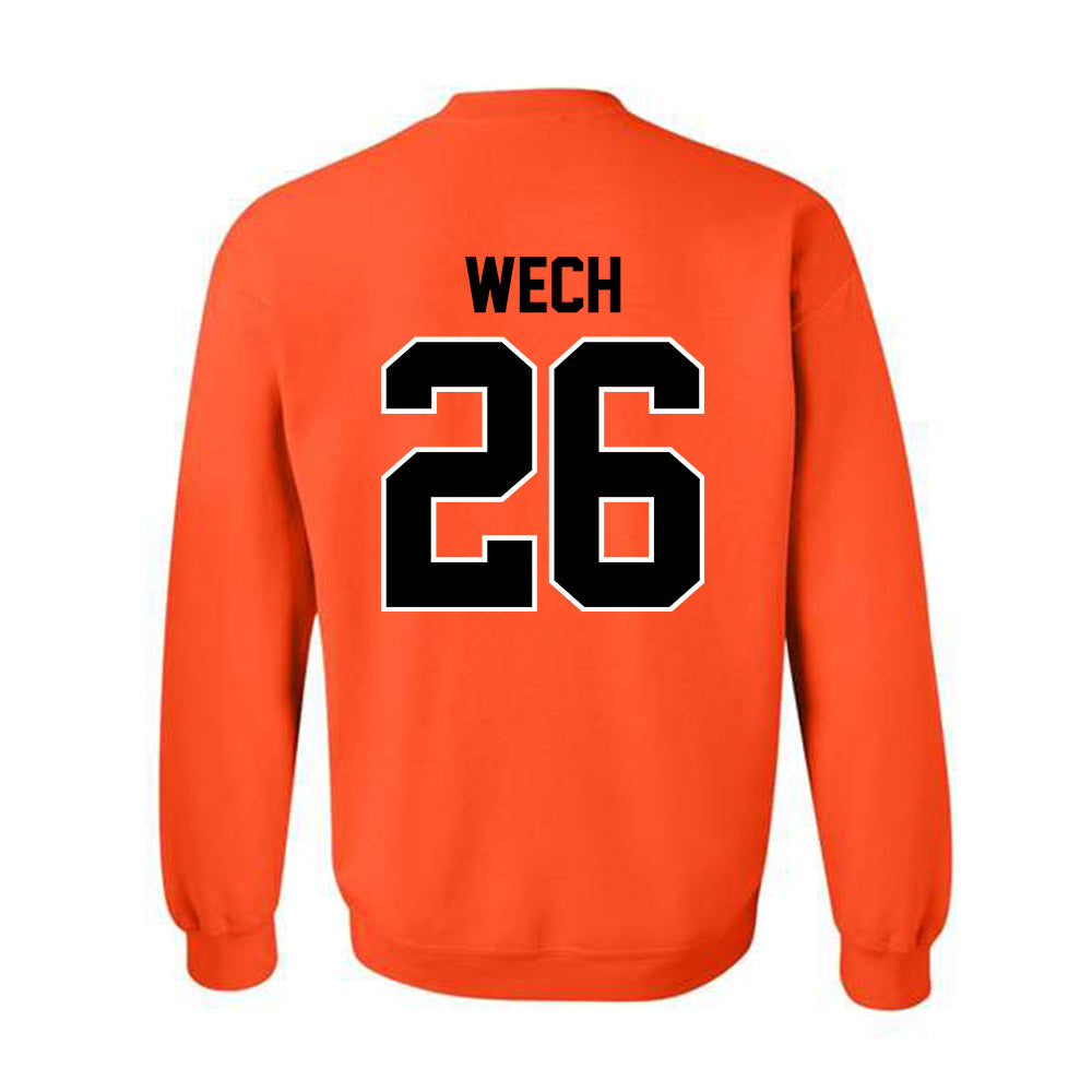 Oklahoma State - NCAA Baseball : Noah Wech - Sports Shersey Crewneck Sweatshirt-1
