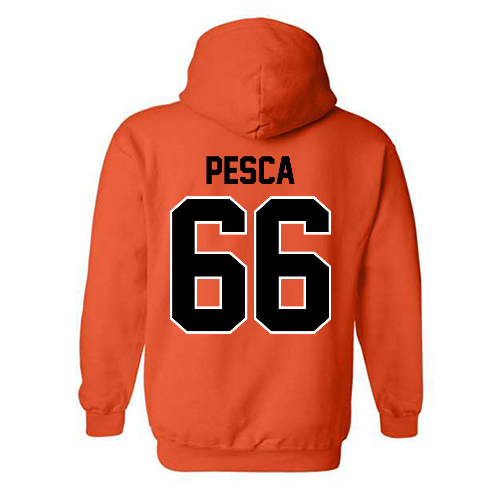 Oklahoma State - NCAA Baseball : Mario Pesca - Sports Shersey Hooded Sweatshirt-1