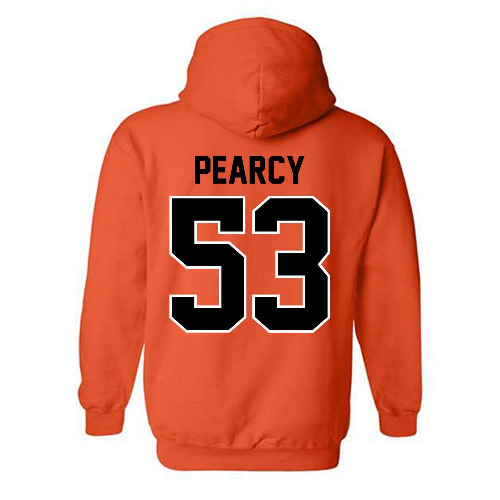 Oklahoma State - NCAA Baseball : Kyle Pearcy - Sports Shersey Hooded Sweatshirt-1